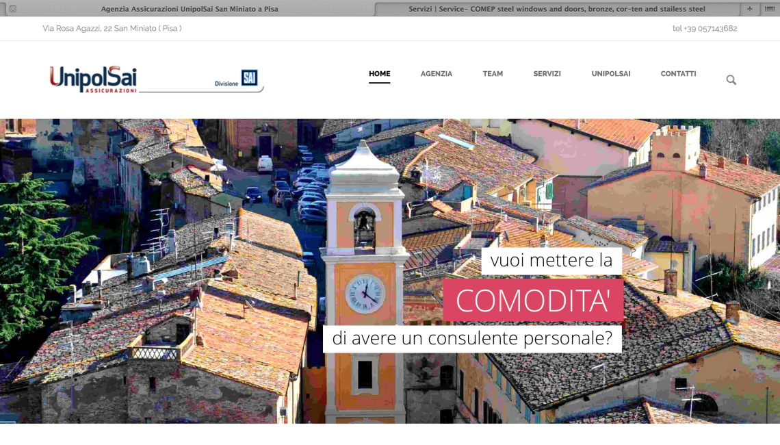 Sito Web UnipolSai – Home