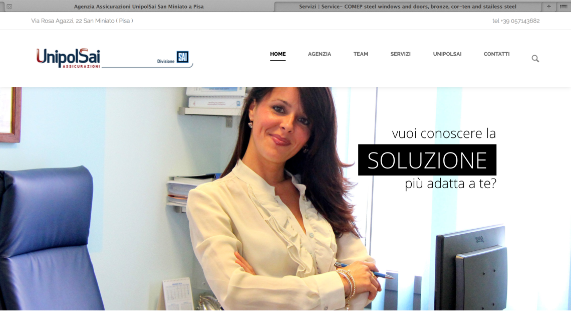 Sito Web UnipolSai – Home