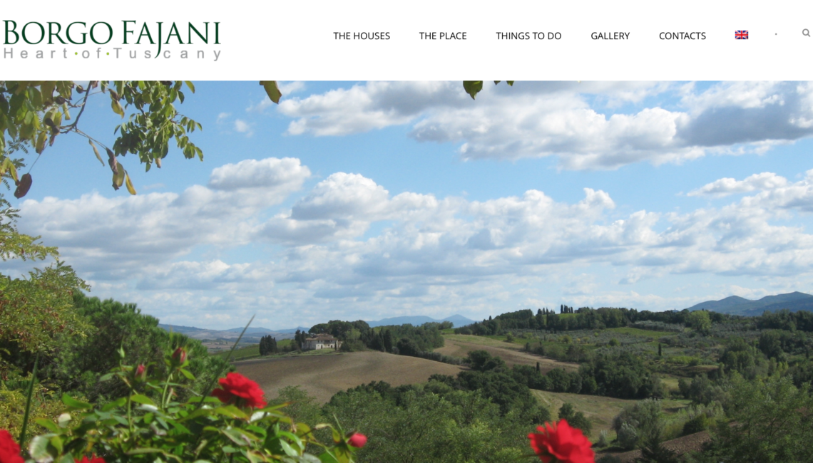 Sito Web per Agriturismo Borgo-Fajani
